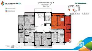 3-к квартира, вторичка, 64м2, 2/8 этаж