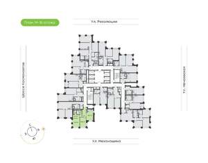 2-к квартира, вторичка, 60м2, 15/30 этаж