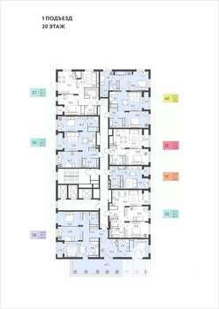 3-к квартира, вторичка, 57м2, 20/22 этаж
