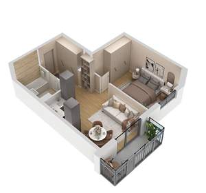 2-к квартира, вторичка, 38м2, 7/9 этаж