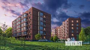2-к квартира, строящийся дом, 37м2, 1/6 этаж