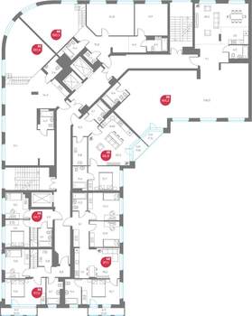 2-к квартира, вторичка, 67м2, 9/9 этаж