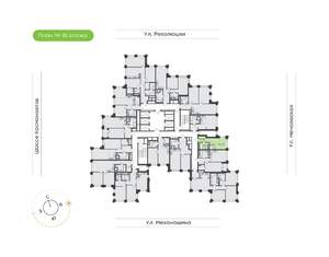 1-к квартира, вторичка, 26м2, 15/30 этаж