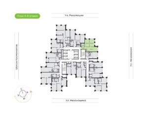 2-к квартира, вторичка, 59м2, 8/30 этаж