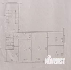 4-к квартира, вторичка, 61м2, 4/5 этаж