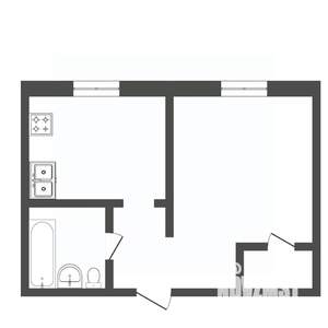 1-к квартира, вторичка, 31м2, 1/5 этаж