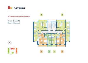 3-к квартира, вторичка, 73м2, 2/10 этаж