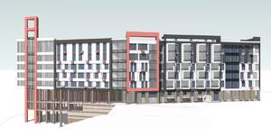 3-к квартира, строящийся дом, 71м2, 2/6 этаж