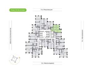 2-к квартира, вторичка, 59м2, 14/30 этаж