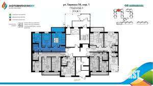 2-к квартира, вторичка, 57м2, 1/8 этаж