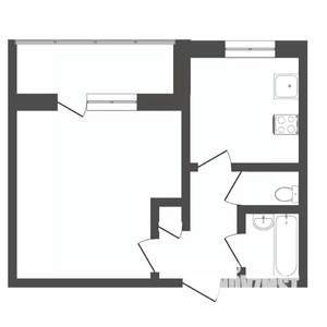 1-к квартира, вторичка, 31м2, 5/10 этаж