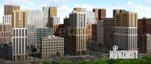 3-к квартира, вторичка, 67м2, 7/25 этаж