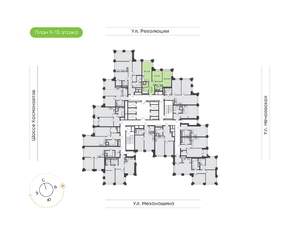 2-к квартира, вторичка, 64м2, 10/30 этаж