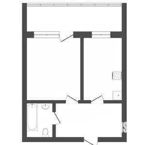 1-к квартира, вторичка, 39м2, 6/16 этаж