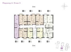 2-к квартира, вторичка, 39м2, 3/4 этаж