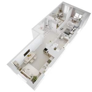 3-к квартира, вторичка, 67м2, 4/18 этаж