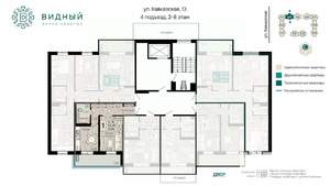 1-к квартира, вторичка, 38м2, 6/8 этаж