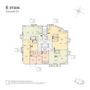 2-к квартира, вторичка, 115м2, 6/6 этаж