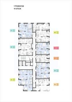 1-к квартира, вторичка, 47м2, 19/22 этаж