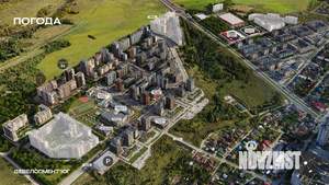 1-к квартира, строящийся дом, 34м2, 15/20 этаж