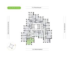 2-к квартира, вторичка, 60м2, 19/30 этаж