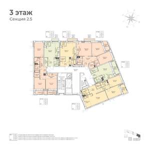 Студия квартира, вторичка, 34м2, 3/6 этаж