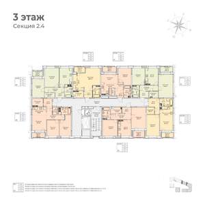 2-к квартира, вторичка, 60м2, 3/6 этаж