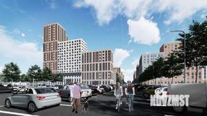3-к квартира, строящийся дом, 83м2, 23/25 этаж