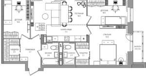 4-к квартира, вторичка, 81м2, 7/10 этаж