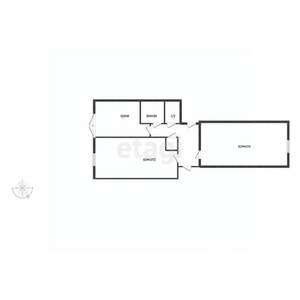 2-к квартира, вторичка, 44м2, 2/5 этаж