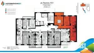 3-к квартира, вторичка, 73м2, 4/12 этаж