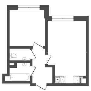 2-к квартира, вторичка, 55м2, 11/20 этаж