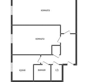 2-к квартира, вторичка, 42м2, 4/4 этаж