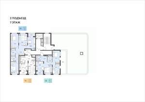 3-к квартира, вторичка, 79м2, 7/22 этаж