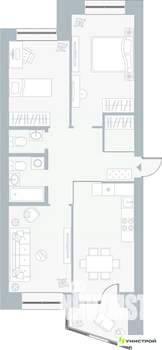 3-к квартира, вторичка, 76м2, 4/5 этаж
