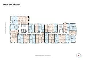2-к квартира, вторичка, 42м2, 6/8 этаж