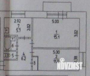 2-к квартира, вторичка, 42м2, 6/11 этаж