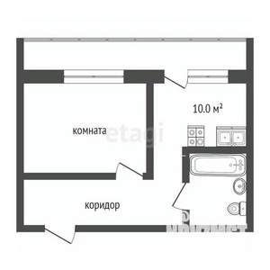 1-к квартира, вторичка, 42м2, 11/16 этаж
