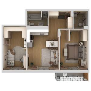 3-к квартира, вторичка, 66м2, 9/10 этаж