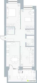 3-к квартира, вторичка, 78м2, 1/5 этаж