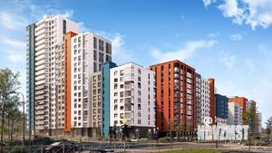 2-к квартира, строящийся дом, 44м2, 16/22 этаж