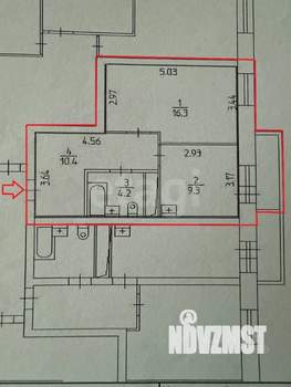 1-к квартира, вторичка, 40м2, 17/17 этаж