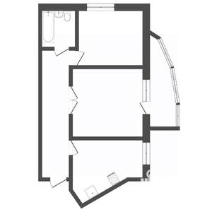 2-к квартира, вторичка, 43м2, 4/9 этаж