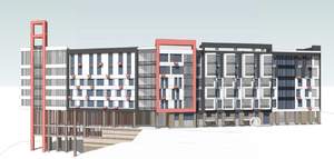 3-к квартира, строящийся дом, 77м2, 2/6 этаж