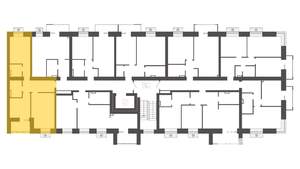 2-к квартира, вторичка, 55м2, 3/8 этаж