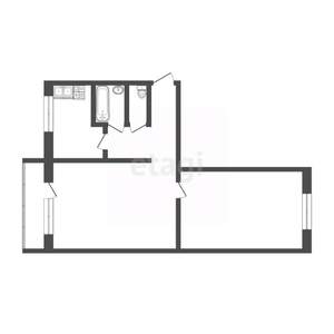 2-к квартира, вторичка, 46м2, 4/5 этаж