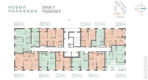 1-к квартира, вторичка, 35м2, 11/25 этаж