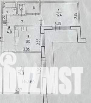 2-к квартира, вторичка, 59м2, 13/16 этаж