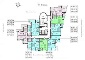 2-к квартира, сданный дом, 68м2, 11/23 этаж