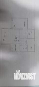 2-к квартира, вторичка, 56м2, 11/14 этаж